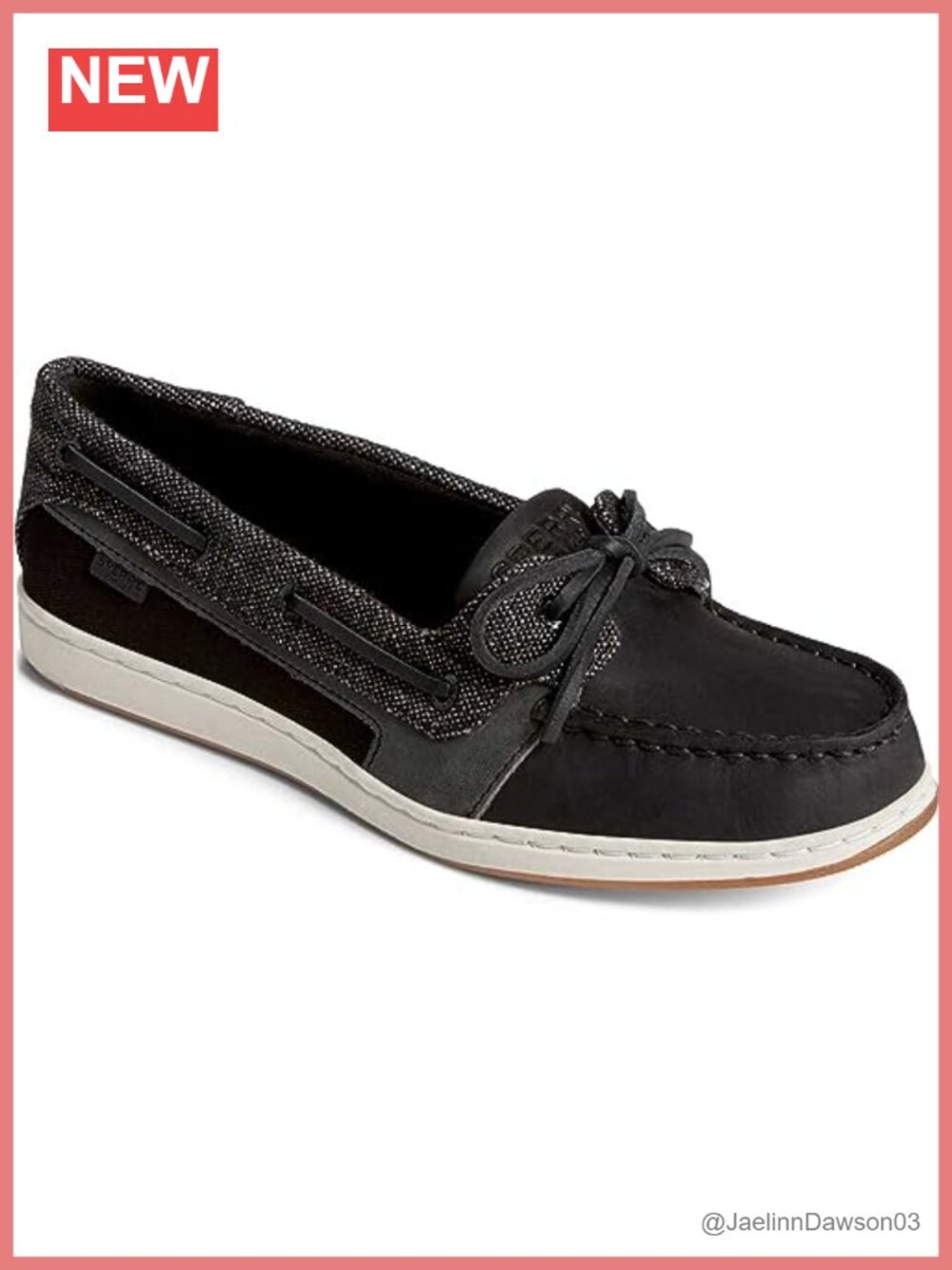 Women's Leather 1-Eye Boat Mocc-On Flat